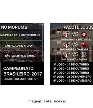 ATUALIZADO! São Paulo disponibiliza pacotes para todos os jogos restantes do ano.