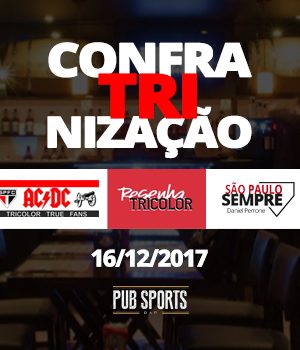 Primeira ‘ConfraTRInização’ Tricolor será dia 16/12. Garanta o seu lugar!