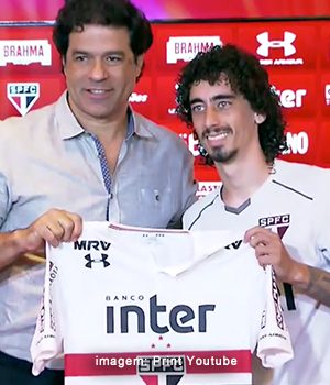 Valdívia: “Não vejo a hora de estrear com a camisa do São Paulo!”