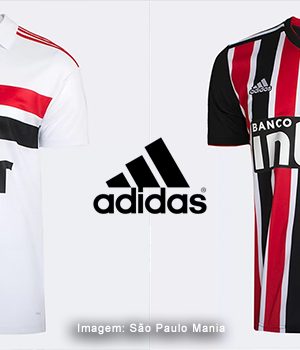 Compre as novas camisas Adidas no site oficial do São Paulo na internet