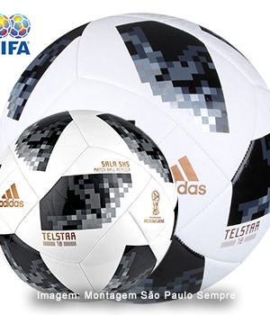 Bolas Adidas Telstar 18 Copa do Mundo FIFA em promoção na Netshoes!