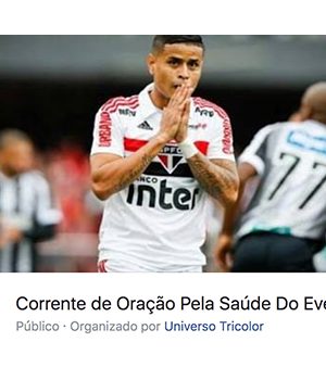 Aleluia! Torcedores criam corrente de oração pela saúde de Everton!