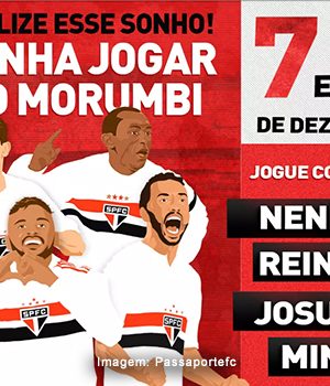 Mineiro, Josué, Nene e Reinaldo juntos no “Vou jogar no Morumbi” 2018