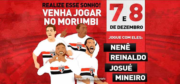 Mineiro, Josué, Nene e Reinaldo juntos no Vou jogar no Morumbi