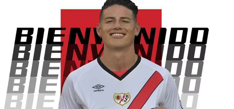 Livramento completo: James volta a Espanha para jogar no Rayo Vallecano