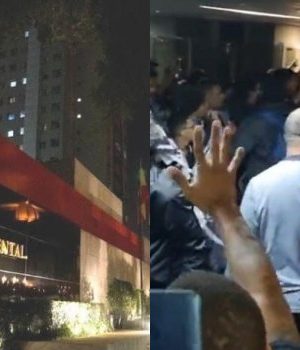 Delegação do Botafogo acorda com inesperado teste de incêndio em hotel