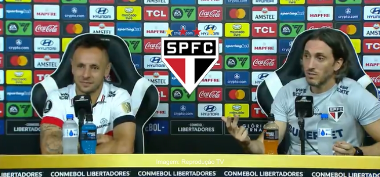 Zubeldía exalta time em coletiva: “É Copa, se sofre e é assim.”