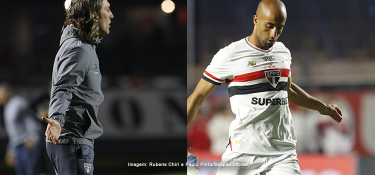Questionado, Zubeldía revela conversa séria com Lucas antes do clássico