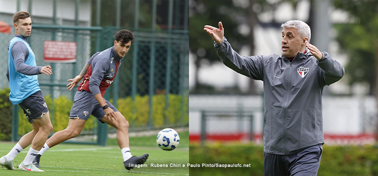Fede a gol: Dinenno é destaque em goleada do São Paulo em jogo-treino