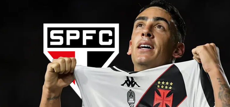 São Paulo avalia lateral uruguaio Puma Rodríguez, atualmente no Vasco
