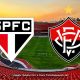 São Paulo x Vitória: onde assistir, horário, público, escalação e placar