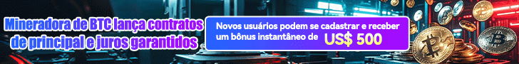 BTC Miner – Novos usuários podem se cadastrar e receber um bônus instantâneo de US$500