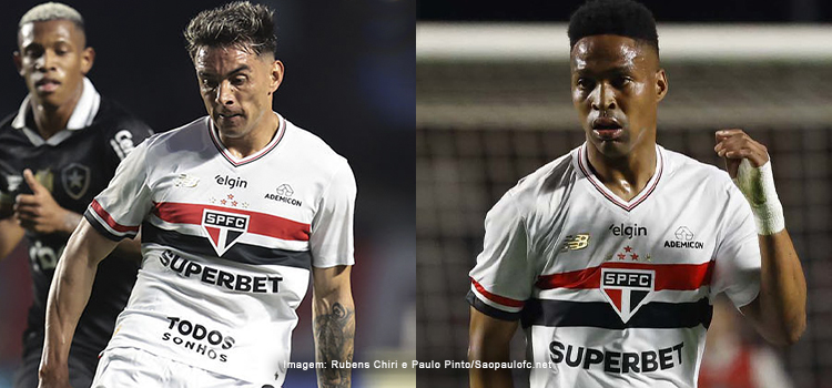 São Paulo divulga resultados dos exames de Enzo Diaz e Wendell