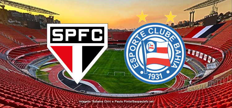 São Paulo x Bahia: onde assistir, horário, escalação e palpite