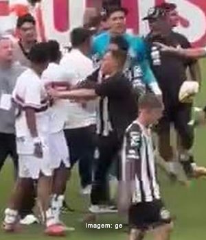 Pipocada, lesão e tumulto: São Paulo perde o Paulista Sub-20 para o Santos
