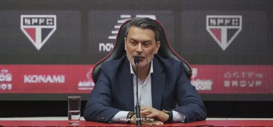 Rui Costa: “Não trabalhamos com a palavra ‘fracasso’ no São Paulo”