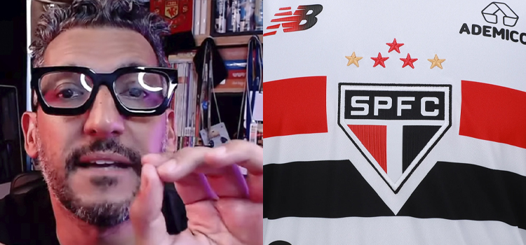 Designer defende nova camisa do São Paulo e avisa: “cumpre o que o estatuto estabelece!”