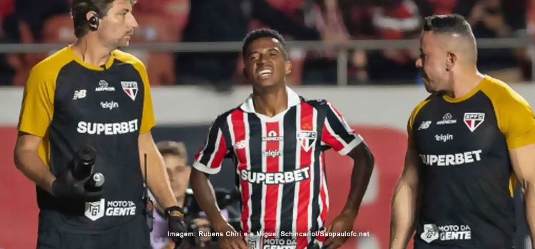 Marcos Antônio: saiu a previsão pessimista de retorno e Roger já trabalha substituto