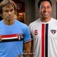 Lugano e Júnior ganham homenagem de marca licenciada pelo São Paulo