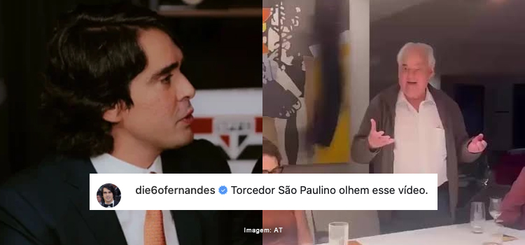 Diego Fernandes reage a vídeo de lançamento de candidatura no São Paulo: “o torcedor não aguenta mais”