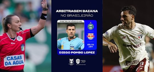 “Para mim, contato de jogo” veja interpretação condenada pela CBF no jogo São Paulo x Coritiba