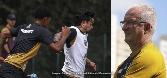 Dorival Júnior ganha duas novidades para o confronto diante do Atlético