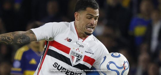 Luciano revela bastidor que o limitou na partida diante do Boca: ‘fisgadinha’