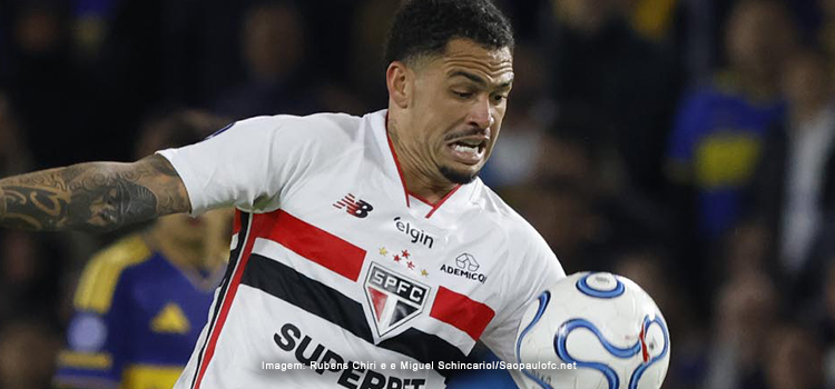 Luciano revela bastidor que o limitou na partida diante do Boca: ‘fisgadinha’