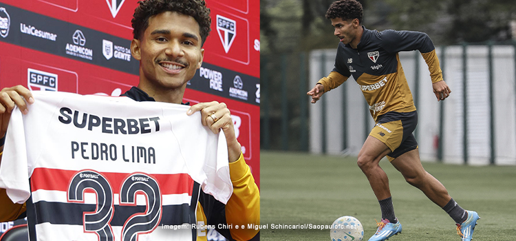 Apto para estrear, Pedro Lima era desejo de Dorival antes mesmo do retorno ao São Paulo