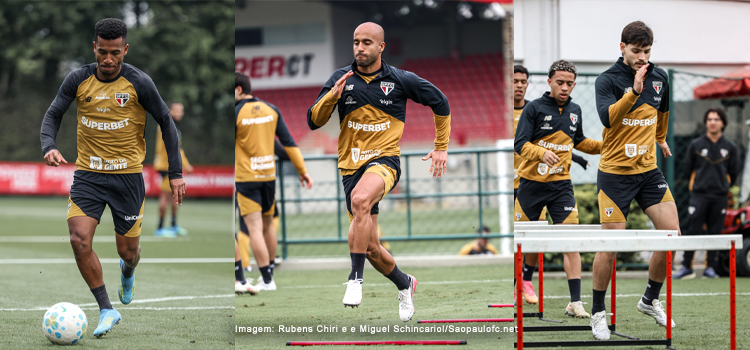 Bastidores do treino focado no San-São do dia 02 de outubro, no Morumbis