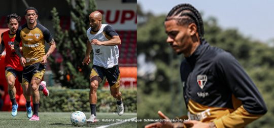 Treino desta sexta teve novidade e retorno gradativo de Lucas e Bobadilla