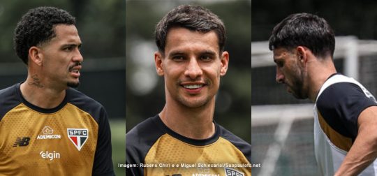 Trio entra em campo e aumenta chances de retorno contra o Vasco